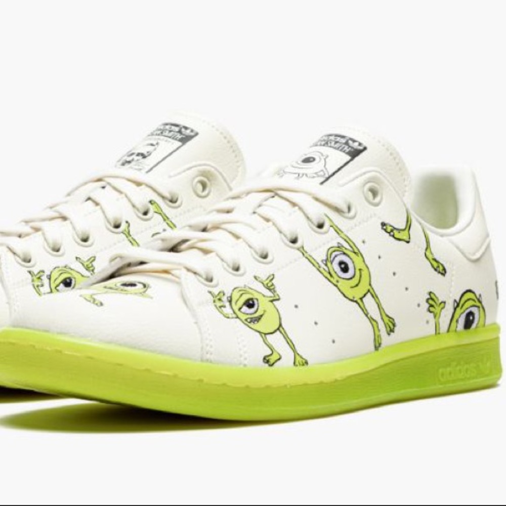 Adidas shoes Disney Monster Inc Adidas sneakers Sam Smith Adidas shoes whimsical - Picture 3 of 9